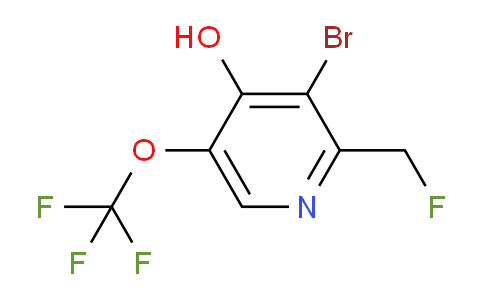 AM189749 | 1806199-70-1 | 3-Bromo-2-(fluoromethyl)-4-hydroxy-5-(trifluoromethoxy)pyridine