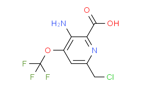 AM189756 | 1806105-68-9 | 3-Amino-6-(chloromethyl)-4-(trifluoromethoxy)pyridine-2-carboxylic acid