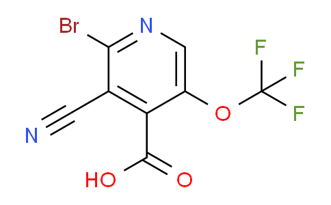 AM189761 | 1804644-63-0 | 2-Bromo-3-cyano-5-(trifluoromethoxy)pyridine-4-carboxylic acid