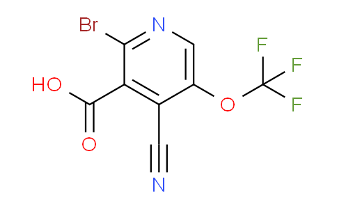 AM189764 | 1804574-65-9 | 2-Bromo-4-cyano-5-(trifluoromethoxy)pyridine-3-carboxylic acid