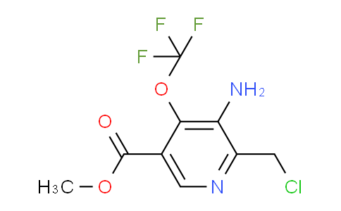 AM189770 | 1804538-70-2 | Methyl 3-amino-2-(chloromethyl)-4-(trifluoromethoxy)pyridine-5-carboxylate