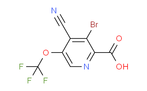 AM189780 | 1803661-25-7 | 3-Bromo-4-cyano-5-(trifluoromethoxy)pyridine-2-carboxylic acid