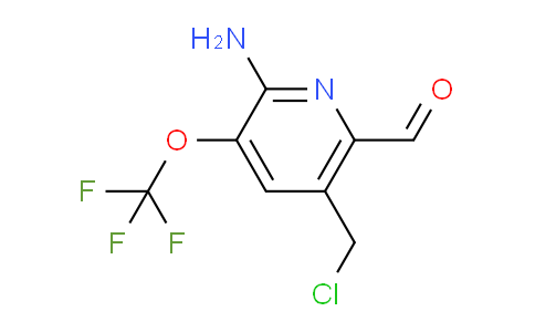 AM189786 | 1804472-22-7 | 2-Amino-5-(chloromethyl)-3-(trifluoromethoxy)pyridine-6-carboxaldehyde