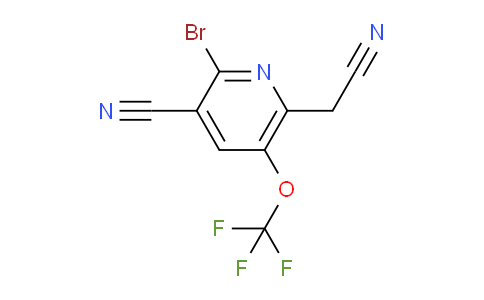AM189823 | 1806104-47-1 | 2-Bromo-3-cyano-5-(trifluoromethoxy)pyridine-6-acetonitrile
