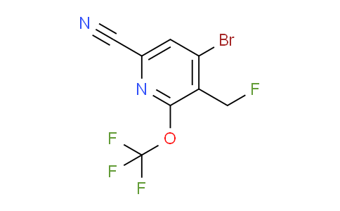 AM189834 | 1806082-90-5 | 4-Bromo-6-cyano-3-(fluoromethyl)-2-(trifluoromethoxy)pyridine