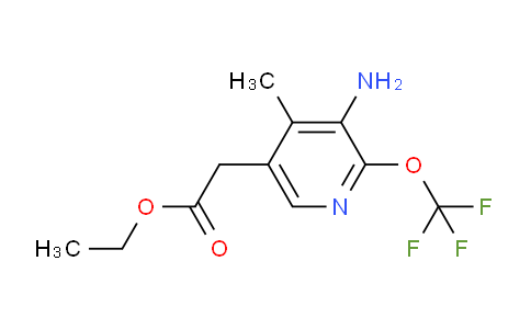 AM18985 | 1804537-43-6 | Ethyl 3-amino-4-methyl-2-(trifluoromethoxy)pyridine-5-acetate