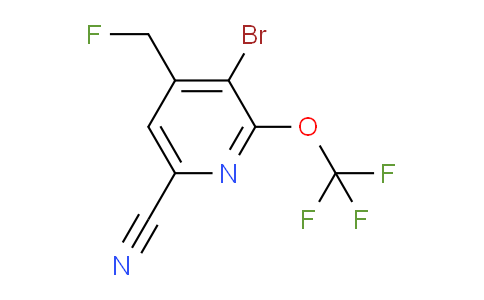 AM189852 | 1806079-25-3 | 3-Bromo-6-cyano-4-(fluoromethyl)-2-(trifluoromethoxy)pyridine