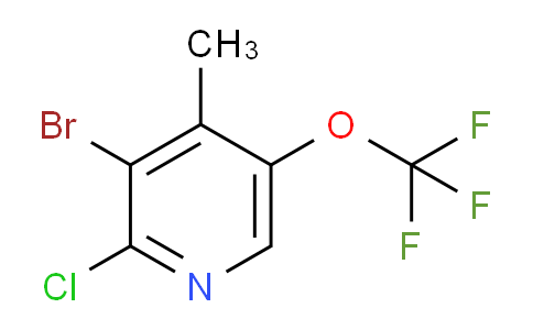 AM189889 | 1805995-88-3 | 3-Bromo-2-chloro-4-methyl-5-(trifluoromethoxy)pyridine