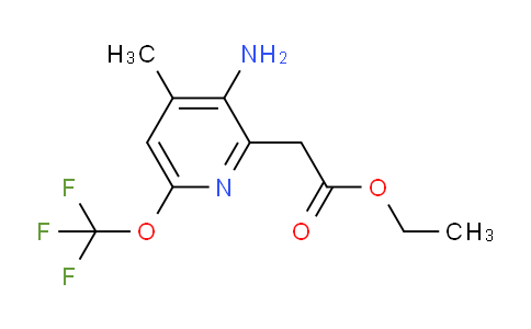 AM18989 | 1806206-30-3 | Ethyl 3-amino-4-methyl-6-(trifluoromethoxy)pyridine-2-acetate