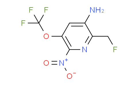 3-Amino-2-(fluoromethyl)-6-nitro-5-(trifluoromethoxy)pyridine