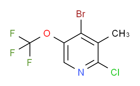 4-Bromo-2-chloro-3-methyl-5-(trifluoromethoxy)pyridine