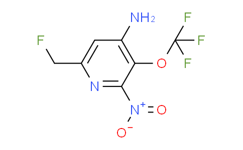 4-Amino-6-(fluoromethyl)-2-nitro-3-(trifluoromethoxy)pyridine