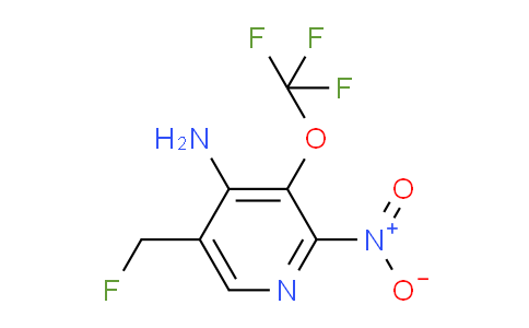 4-Amino-5-(fluoromethyl)-2-nitro-3-(trifluoromethoxy)pyridine