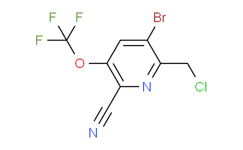 AM189915 | 1803665-34-0 | 3-Bromo-2-(chloromethyl)-6-cyano-5-(trifluoromethoxy)pyridine