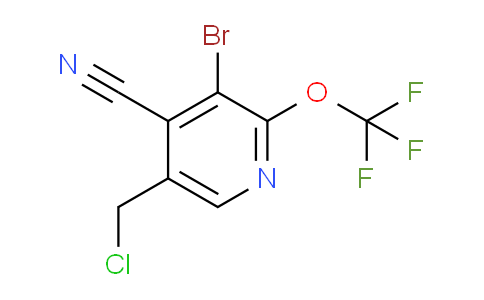 AM189923 | 1804572-71-1 | 3-Bromo-5-(chloromethyl)-4-cyano-2-(trifluoromethoxy)pyridine