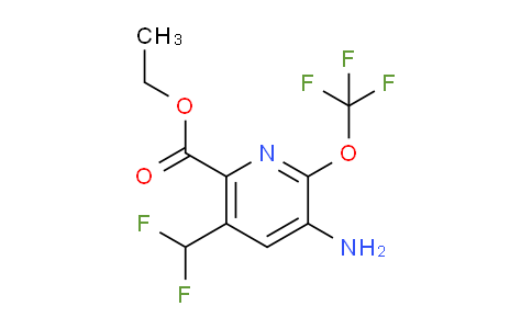 AM189986 | 1804532-42-0 | Ethyl 3-amino-5-(difluoromethyl)-2-(trifluoromethoxy)pyridine-6-carboxylate