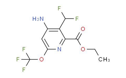 AM189996 | 1803603-06-6 | Ethyl 4-amino-3-(difluoromethyl)-6-(trifluoromethoxy)pyridine-2-carboxylate