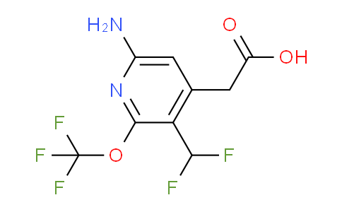 6-Amino-3-(difluoromethyl)-2-(trifluoromethoxy)pyridine-4-acetic acid
