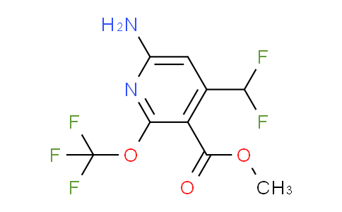 AM190018 | 1804610-62-5 | Methyl 6-amino-4-(difluoromethyl)-2-(trifluoromethoxy)pyridine-3-carboxylate