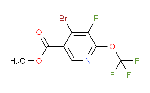 AM190035 | 1803968-96-8 | Methyl 4-bromo-3-fluoro-2-(trifluoromethoxy)pyridine-5-carboxylate