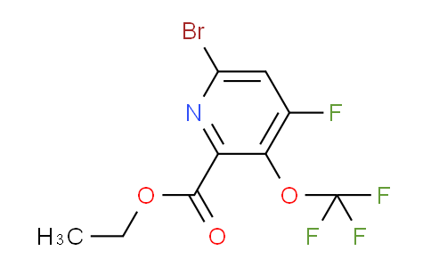AM190044 | 1806195-79-8 | Ethyl 6-bromo-4-fluoro-3-(trifluoromethoxy)pyridine-2-carboxylate
