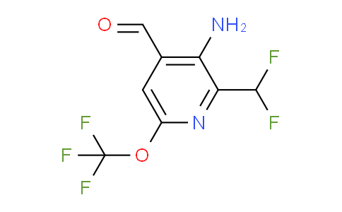 AM190046 | 1804379-46-1 | 3-Amino-2-(difluoromethyl)-6-(trifluoromethoxy)pyridine-4-carboxaldehyde
