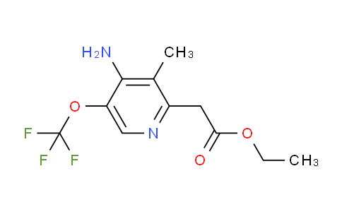 AM19005 | 1804017-93-3 | Ethyl 4-amino-3-methyl-5-(trifluoromethoxy)pyridine-2-acetate