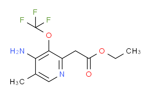 AM19006 | 1804019-96-2 | Ethyl 4-amino-5-methyl-3-(trifluoromethoxy)pyridine-2-acetate