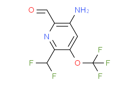 AM190061 | 1806096-55-8 | 5-Amino-2-(difluoromethyl)-3-(trifluoromethoxy)pyridine-6-carboxaldehyde