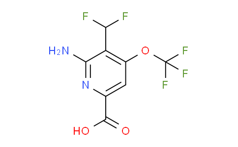 AM190064 | 1804028-98-5 | 2-Amino-3-(difluoromethyl)-4-(trifluoromethoxy)pyridine-6-carboxylic acid