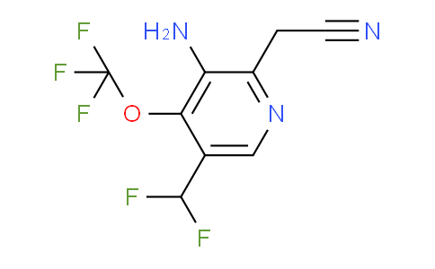 AM190066 | 1804539-79-4 | 3-Amino-5-(difluoromethyl)-4-(trifluoromethoxy)pyridine-2-acetonitrile