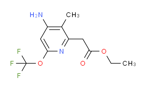 AM19007 | 1803706-73-1 | Ethyl 4-amino-3-methyl-6-(trifluoromethoxy)pyridine-2-acetate