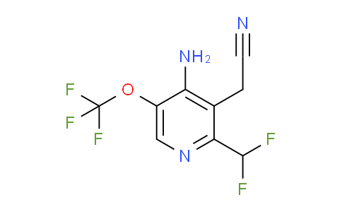 AM190070 | 1806191-48-9 | 4-Amino-2-(difluoromethyl)-5-(trifluoromethoxy)pyridine-3-acetonitrile