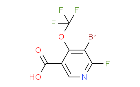 AM190073 | 1803672-63-0 | 3-Bromo-2-fluoro-4-(trifluoromethoxy)pyridine-5-carboxylic acid