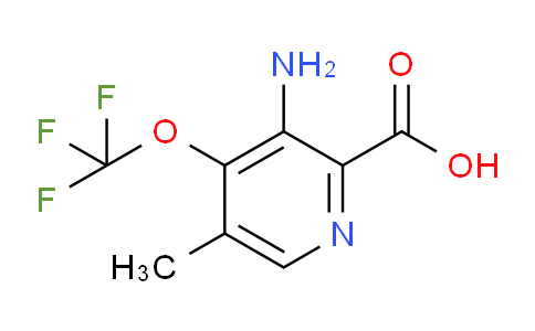 AM190076 | 1804016-15-6 | 3-Amino-5-methyl-4-(trifluoromethoxy)pyridine-2-carboxylic acid