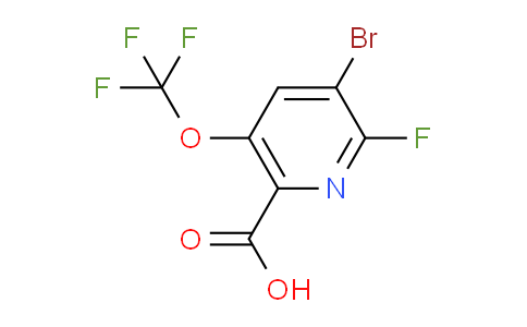 AM190077 | 1806109-10-3 | 3-Bromo-2-fluoro-5-(trifluoromethoxy)pyridine-6-carboxylic acid