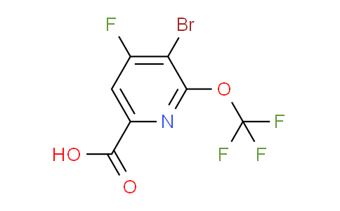 AM190080 | 1803441-75-9 | 3-Bromo-4-fluoro-2-(trifluoromethoxy)pyridine-6-carboxylic acid