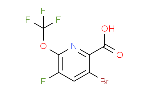 AM190085 | 1806215-39-3 | 3-Bromo-5-fluoro-6-(trifluoromethoxy)pyridine-2-carboxylic acid