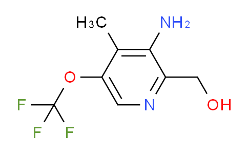 3-Amino-4-methyl-5-(trifluoromethoxy)pyridine-2-methanol