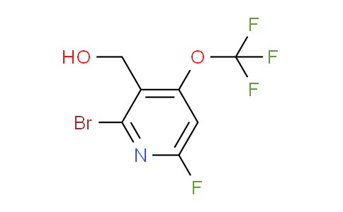 2-Bromo-6-fluoro-4-(trifluoromethoxy)pyridine-3-methanol