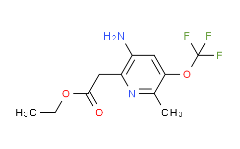 AM19010 | 1806228-70-5 | Ethyl 5-amino-2-methyl-3-(trifluoromethoxy)pyridine-6-acetate