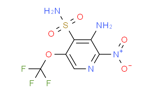 3-Amino-2-nitro-5-(trifluoromethoxy)pyridine-4-sulfonamide