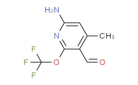6-Amino-4-methyl-2-(trifluoromethoxy)pyridine-3-carboxaldehyde