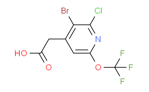 AM190125 | 1804635-81-1 | 3-Bromo-2-chloro-6-(trifluoromethoxy)pyridine-4-acetic acid