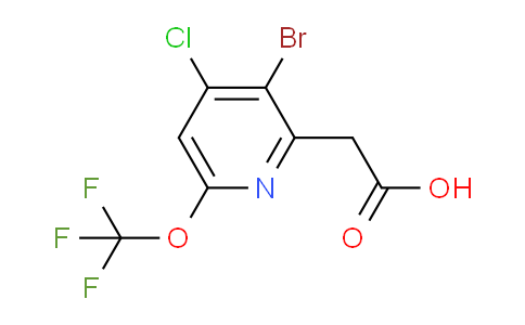 AM190128 | 1803617-33-5 | 3-Bromo-4-chloro-6-(trifluoromethoxy)pyridine-2-acetic acid