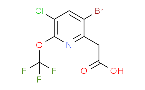 3-Bromo-5-chloro-6-(trifluoromethoxy)pyridine-2-acetic acid