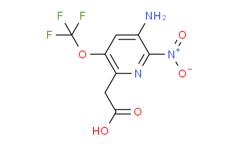 3-Amino-2-nitro-5-(trifluoromethoxy)pyridine-6-acetic acid
