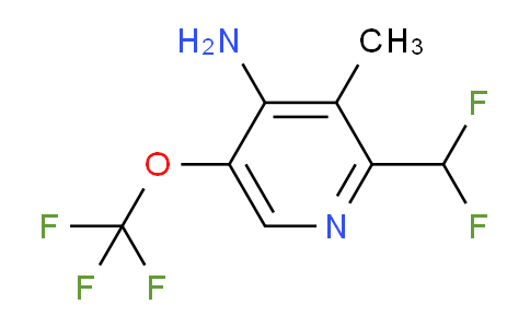 4-Amino-2-(difluoromethyl)-3-methyl-5-(trifluoromethoxy)pyridine
