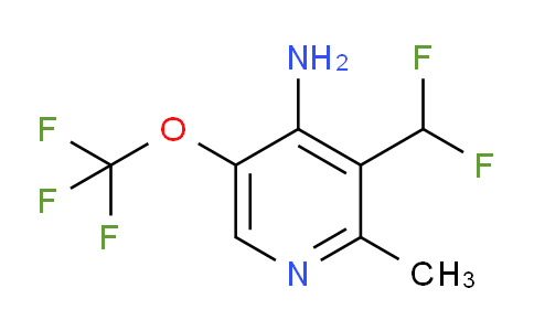 4-Amino-3-(difluoromethyl)-2-methyl-5-(trifluoromethoxy)pyridine