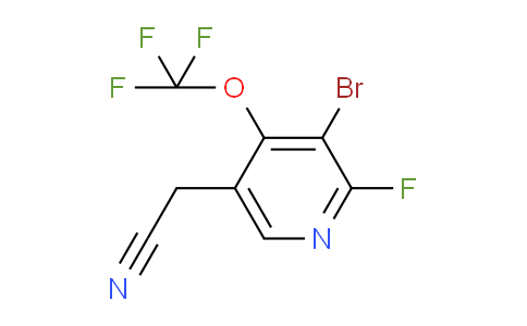 AM190155 | 1803619-34-2 | 3-Bromo-2-fluoro-4-(trifluoromethoxy)pyridine-5-acetonitrile